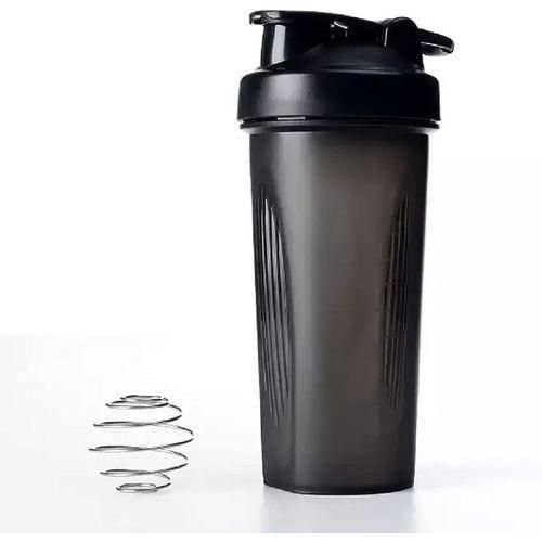 Whey Protein Shaker / Mixing Blender Bottle - 600ml Sports & Workout Plastic Drink Cup