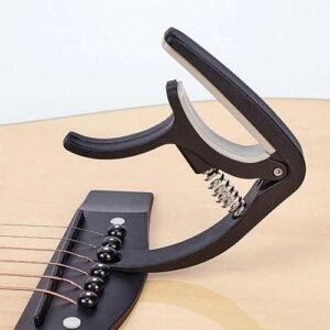 Portable Plastic Guitar Capo For 6 String Acoustic Classic Electric Guitarra Tuning Clamp Musical Instrument Accessories Black