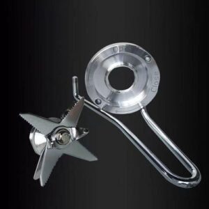 3 in 1 Blender Blade knife+ Open Wrench Tool + Fixing plate, Stainless Steel Mixing Cup Blade Wrench